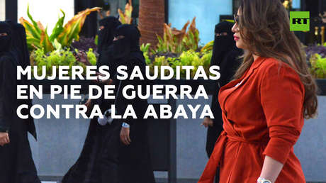 Camina sin abaya y con tacones por Arabia Saudita