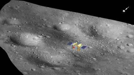 FOTO: China reconstruye en detalle el histórico alunizaje de Chang'E-4 en la cara oculta de la Luna