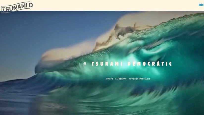 Cierran la web de 'Tsunami Democràtic' tras cinco días de protestas en Barcelona