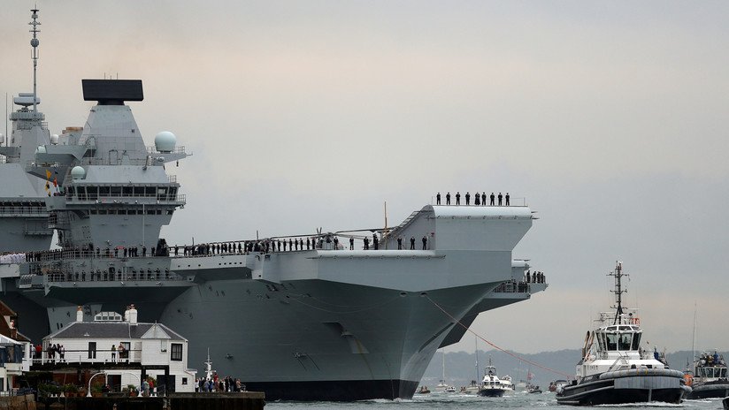 El piloto de un F-35 se cae en el portaviones Queen Elizabeth y Reino Unido investiga la filtración del video