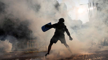 Violentas protestas en Hong Kong marcan el 70 aniversario de la República Popular China