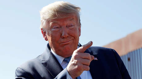 VIDEO: Trump muestra cómo elevan el muro en la frontera con México