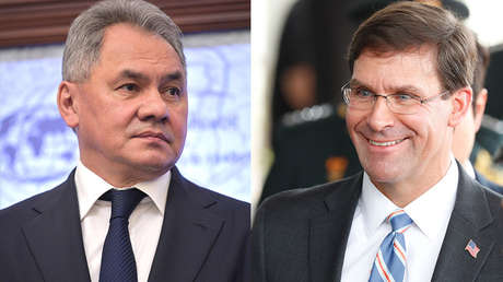 El ministro de Defensa ruso mantiene una conversación telefónica con el jefe del Pentágono