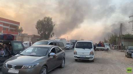 VIDEO: Residentes del norte de Siria huyen tras el comienzo de la operación militar turca