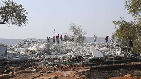 VIDEO: El sitio en ruinas donde EE.UU. habría eliminado al líder del Estado Islámico