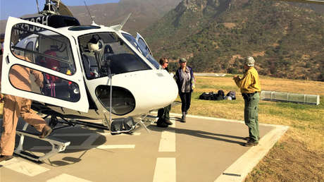 Hallan a una mujer perdida en un parque nacional de EE.UU. gracias a la señal de S.O.S. que escribió en el suelo