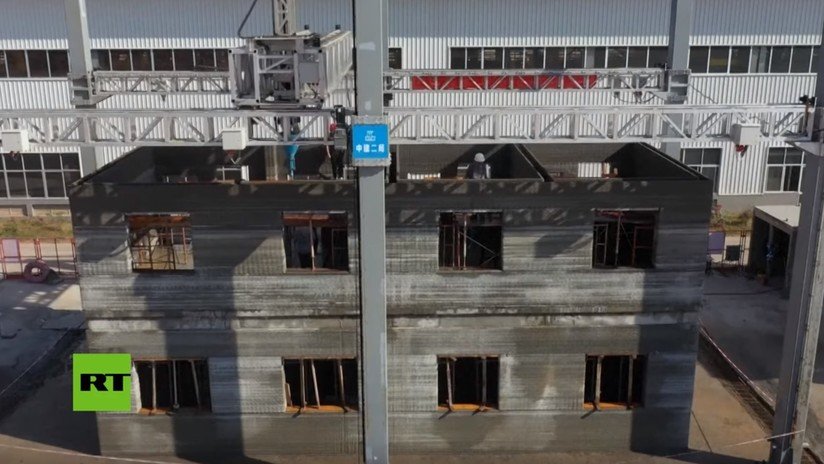 Construyen en China uno de los mayores edificios por impresión en 3D (VIDEO)