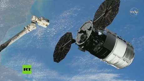 VIDEO: Acoplamiento del módulo de carga Cygnus a la Estación Espacial Internacional