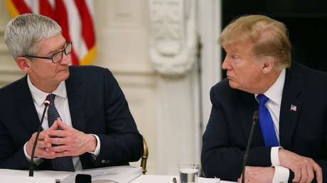 "¡Lo tienen todo: dinero, tecnología, visión y a Cook!": Trump pide al CEO de Apple crear una red 5G en EE.UU.