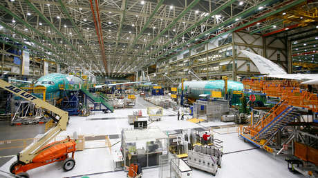 FOTO: El fuselaje del Boeing 777X se habría roto durante la prueba de presión en septiembre