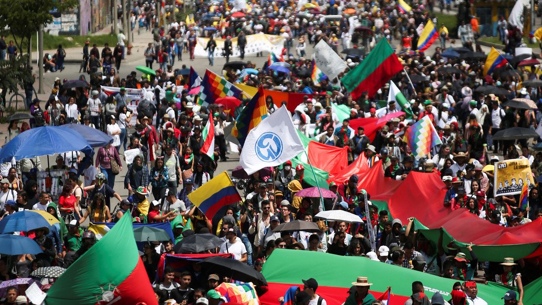 VIDEO: Tercera huelga general en Colombia contra el 'paquetazo' del gobierno de Duque