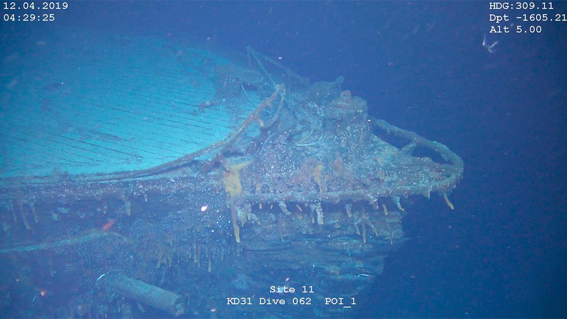 FOTOS: Hallan un buque alemán hundido durante la Primera Guerra Mundial frente a las Islas Malvinas