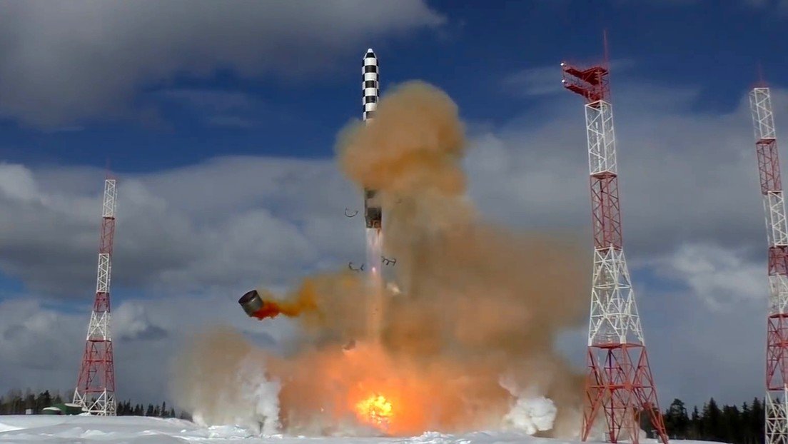 El nuevo misil balístico intercontinental ruso Sarmat podrá transportar bloques de combate hipersónicos de nueva generación