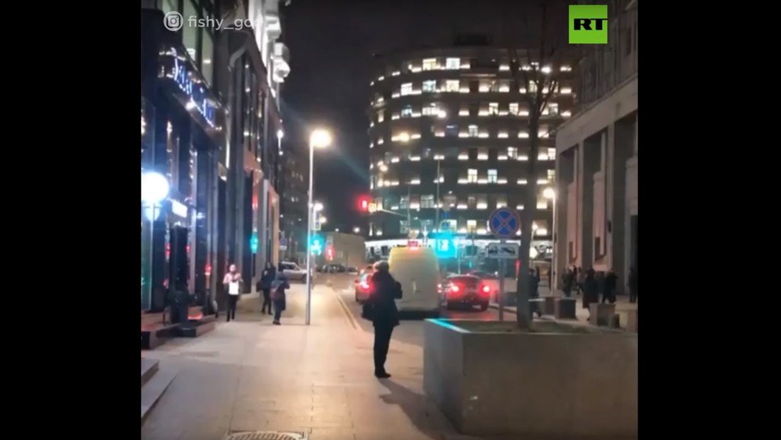 Primeras imágenes del tiroteo cerca del edificio del FSB en el centro de Moscú