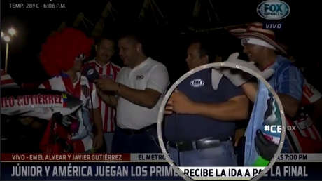 VIDEO: Le roban el teléfono a un periodista durante una transmisión en vivo