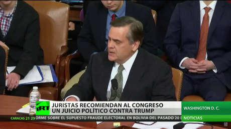 Juristas recomiendan al Congreso de EE.UU. un juicio político contra Trump