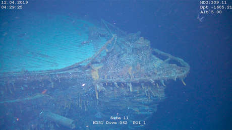 FOTOS: Hallan un buque alemán hundido durante la Primera Guerra Mundial frente a las Islas Malvinas