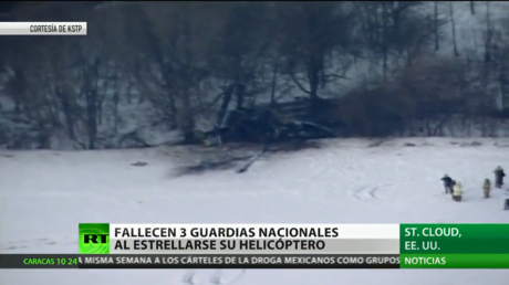 Fallecen 3 efectivos de la Guardia Nacional de EE.UU. al estrellarse su helicóptero