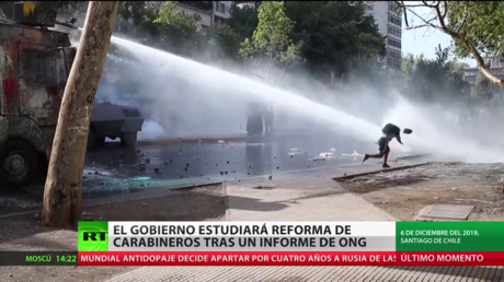 Chile estudiará una reforma de Carabineros tras los cuestionamientos de Human Rights Watch