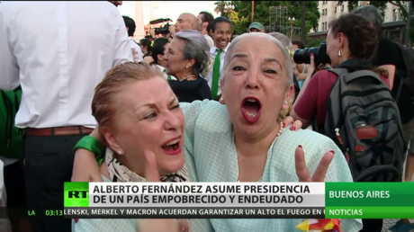 Alberto Fernández asume la presidencia de Argentina en medio de la crisis