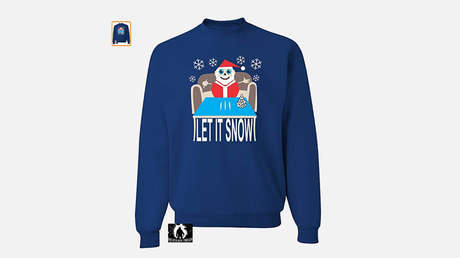 El suéter navideño que muestra a Papá Noel 'consumiendo' cocaína es un superventas de Amazon