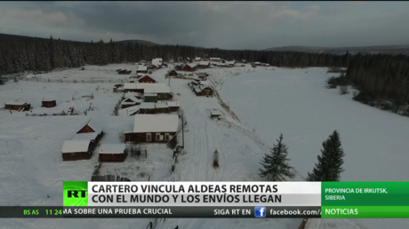 Un cartero ruso conecta aldeas remotas de Siberia con el mundo