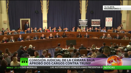 EE.UU.: El Comité Judicial de la cámara baja aprueba dos cargos contra Trump para llevar a cabo el juicio político