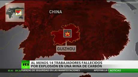Al menos 14 muertos en la explosión de una mina de carbón en China