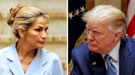 Trump declara su apoyo a Jeanine Áñez en la "transición democrática pacífica" en Bolivia