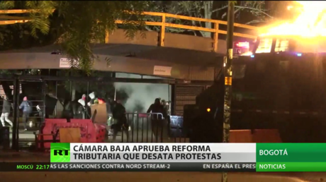 La Cámara de Representantes de Colombia aprueba la reforma tributaria que desata protestas