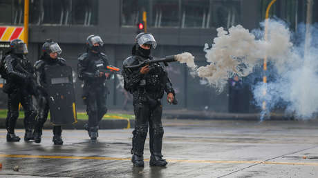 Un estudiante de Colombia pierde un ojo tras la intervención de los antidisturbios en una protesta