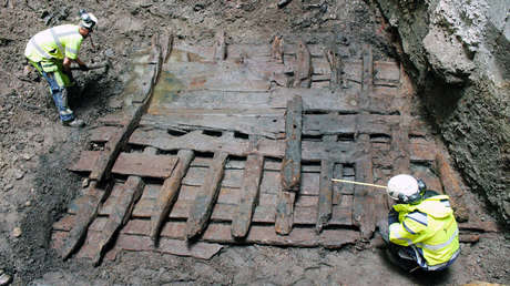 FOTO: Hallan un buque naufragado del siglo XVI en el centro de Estocolmo