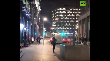 Primeras imágenes del tiroteo cerca del edificio del FSB en el centro de Moscú