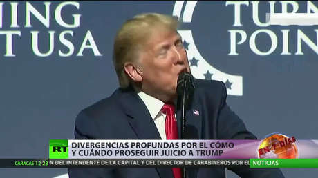 Divergencias profundas por cómo y cuándo proseguir el juicio a Trump