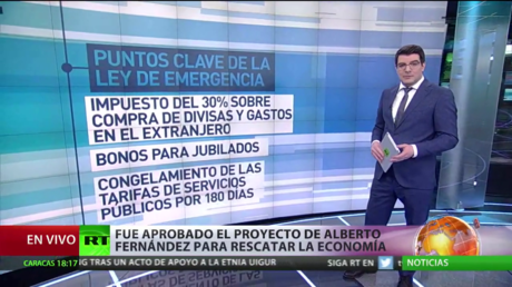 Aprobado el proyecto de Fernández para rescatar la economía argentina
