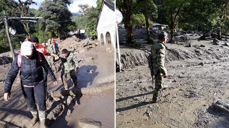 Al menos siete muertos y varios desaparecidos tras la crecida de un río en el centro de Colombia