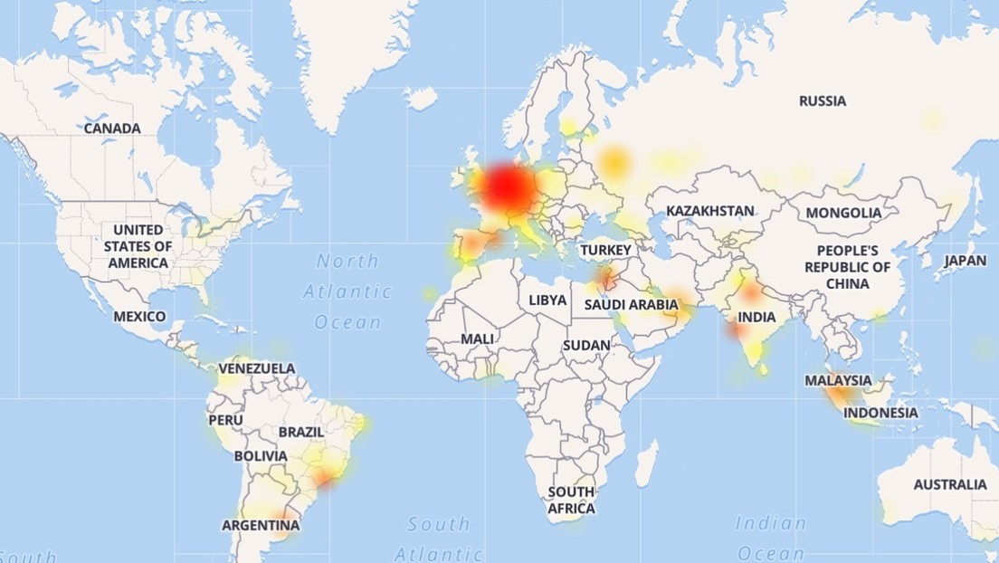 Se registra una caída de WhatsApp en varias partes del mundo