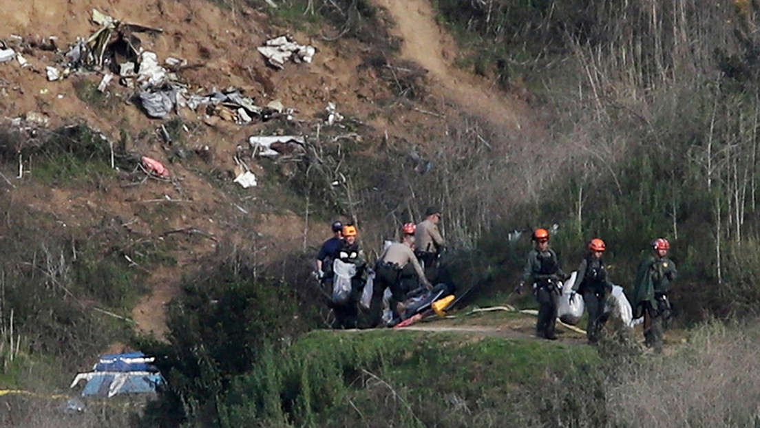 Los investigadores no ven componente criminal en el siniestro del helicóptero de Bryant