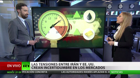 Efecto en los mercados y en los precios del petróleo y del oro de la escalada de tensión entre Iran y EE.UU.
