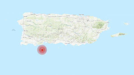 Se registra en Puerto Rico un fuerte terremoto de magnitud 6,0