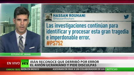 Irán reconoce que derribó por error el avión ucraniano y pide disculpas