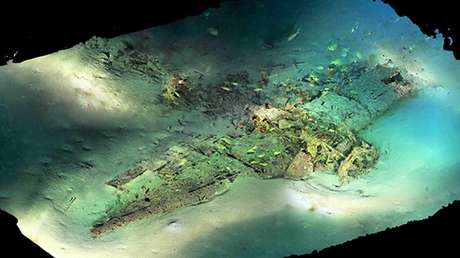 FOTOS: Recrean los restos de un avión militar estadounidense que cayó al fondo del Pacífico durante la II Guerra Mundial