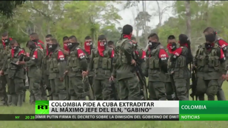 Colombia pide a Cuba la extradicción del máximo jefe del Ejército de Liberación Nacional, conocido como 'Gabino'