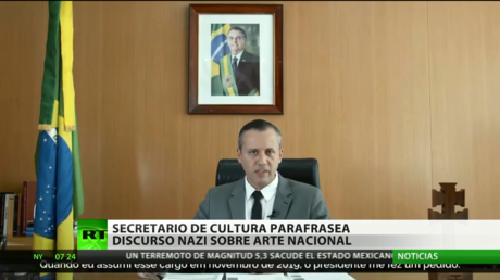 Parafrasean en Brasil un discurso nazi para anunciar varios concursos de arte