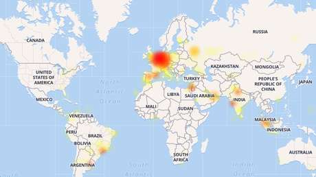 Se registra una caída de WhatsApp en varias partes del mundo