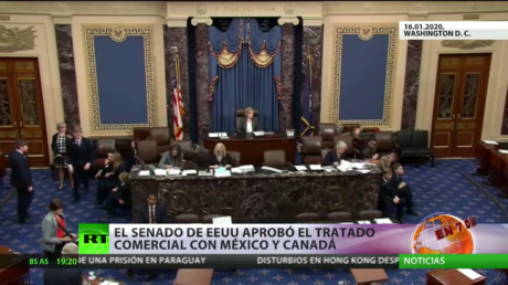 El Senado de EE.UU. aprueba el tratado comercial con México y Canadá
