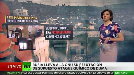 Rusia lleva a la ONU su refutación del supuesto ataque químico en Siria