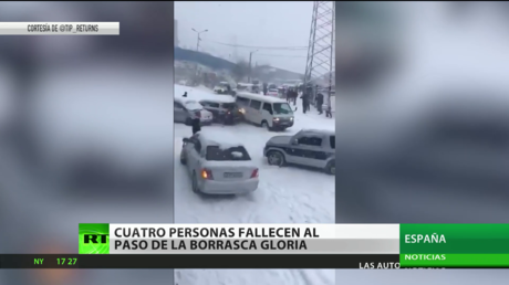 Ascienden a cuatro las víctimas mortales por la borrasca Gloria en España