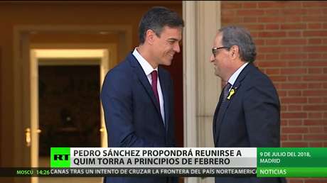 Pedro Sánchez propondrá reunirse a Quim Torra a principios de febrero