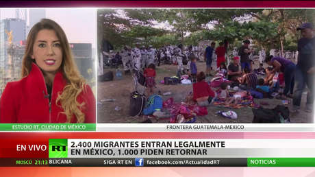 2.400 migrantes entran legalmente a México